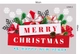 Combo Decal Trang Trí Noel Merry Christmas Gấu Trắng Và Ông Già Noel Vui Nhộn