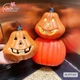 Phụ Kiện Trang Trí Halloween Đèn Led Bí Ngô Ma Quái Phát Sáng