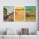 Tranh Treo Tường Tráng Gương Mùa Gặt Họa Sĩ Van Gogh Nghệ Thuật