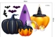 Combo Decal Trang Trí Halloween Những Quả Bí Ngô Ma Quái
