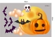 Combo Decal Trang Trí Halloween Bí Ngô Và Ếch Xanh Phát Kẹo