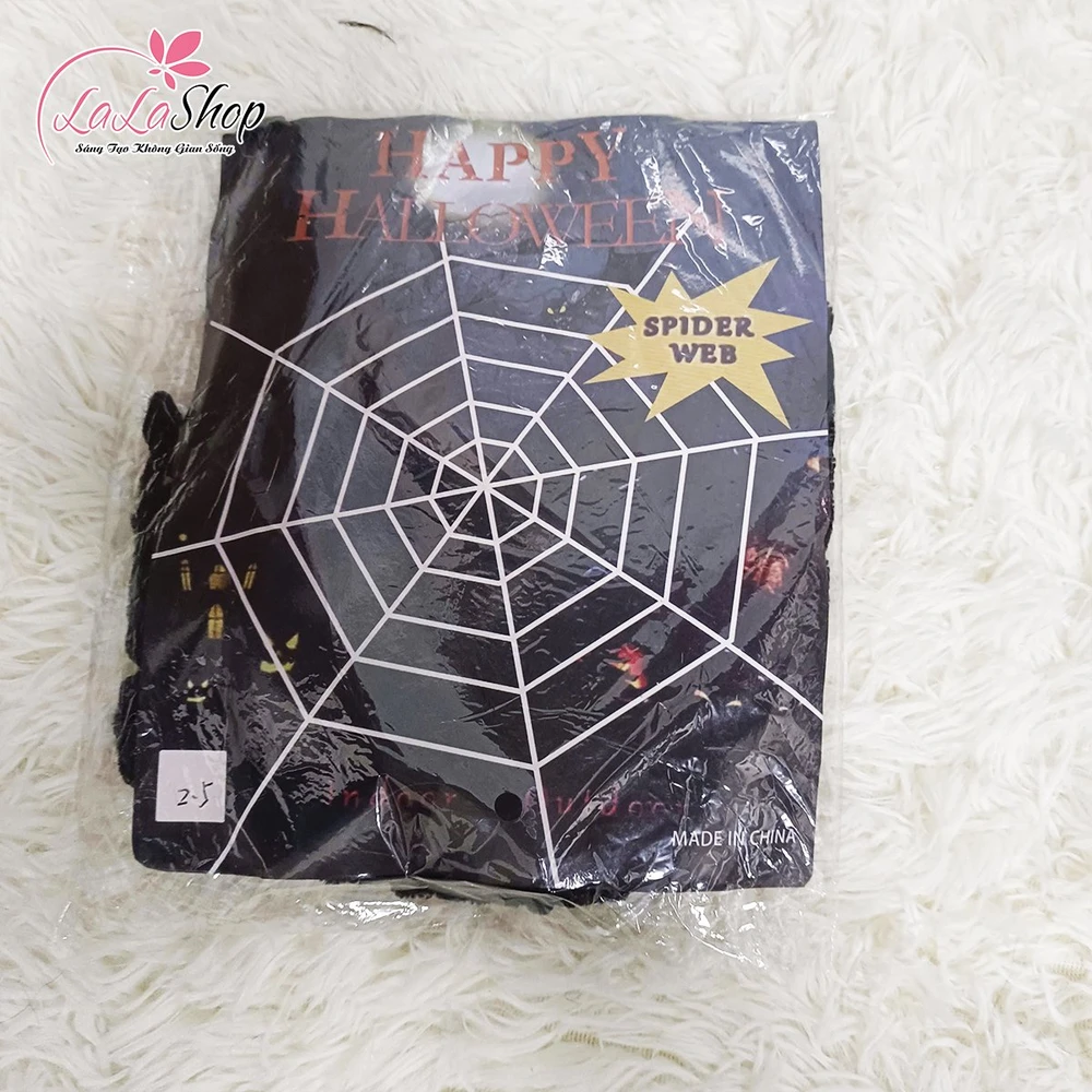 Phụ Kiện Mạng nhện Trang Trí Halloween Size Lớn (Không Kèm Nhện)