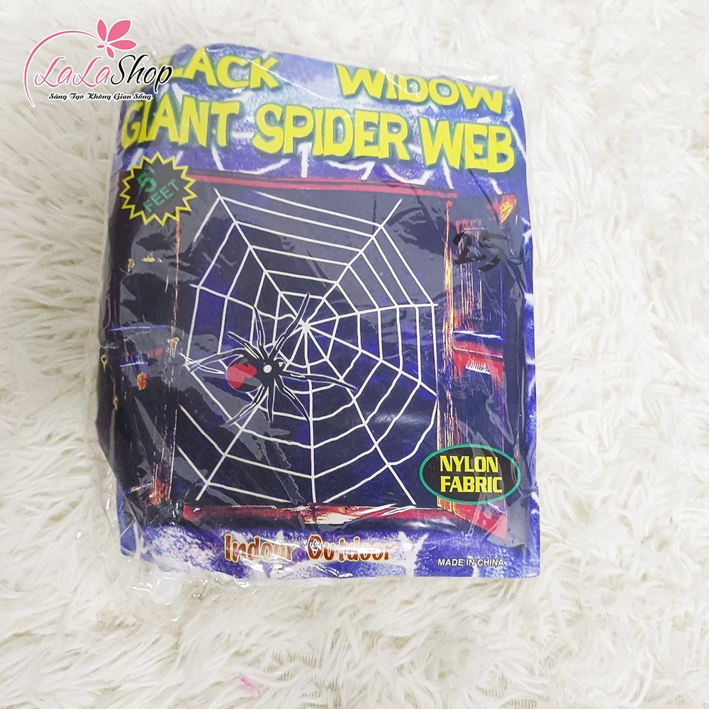Phụ Kiện Mạng nhện Trang Trí Halloween Size Lớn (Không Kèm Nhện)