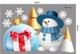 Combo Decal Trang Trí Noel Merry Christmas Người Tuyết Và Những Người Bạn
