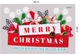 Combo Decal Trang Trí Noel Merry Christmas Ông Già Noel Và Những Người Bạn Phát Quà