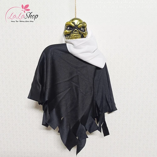 Đồ treo trang trí Halloween Bóng Ma Đáng Sợ Có Đèn Led Và Tiếng Cười