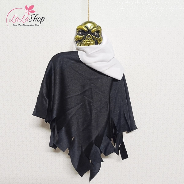 Đồ treo trang trí Halloween Bóng Ma Đáng Sợ Có Đèn Led Và Tiếng Cười