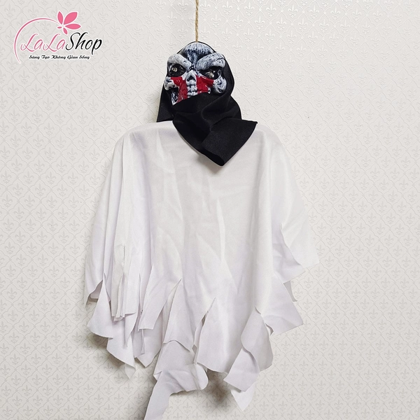 Đồ treo trang trí Halloween Bóng Ma Đáng Sợ Có Đèn Led Và Tiếng Cười