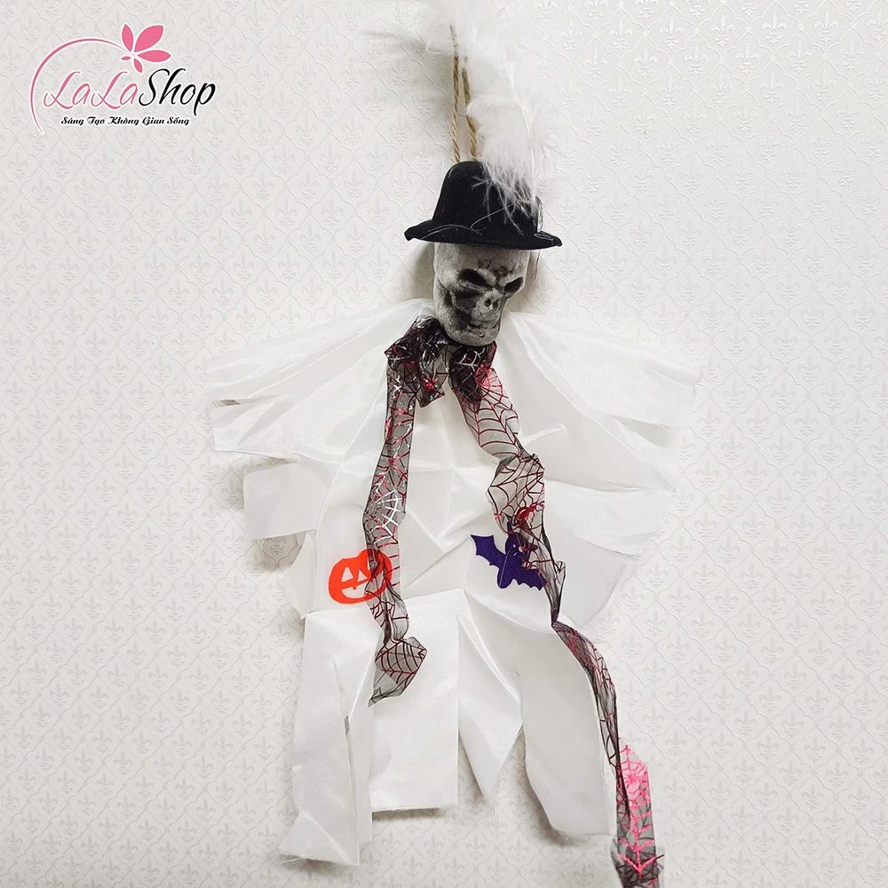 Đồ treo trang trí Halloween Bóng Ma Đội Nón Bí Ẩn