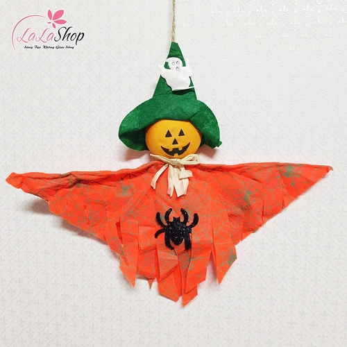 Đồ treo trang trí Halloween Bóng Ma Đội Nón Phù Thủy Vui Nhộn