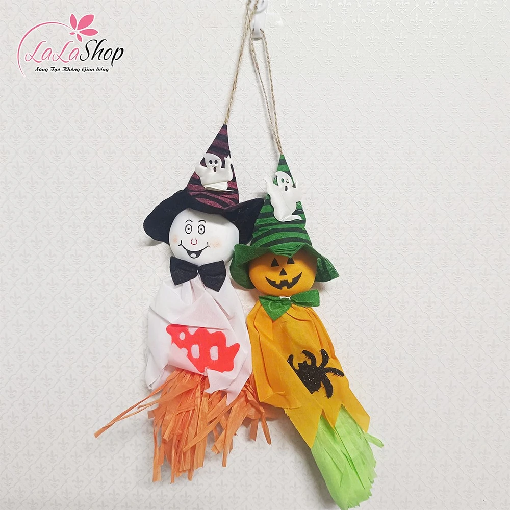 Đồ treo trang trí Halloween Bù Nhìn Đuôi Rơm