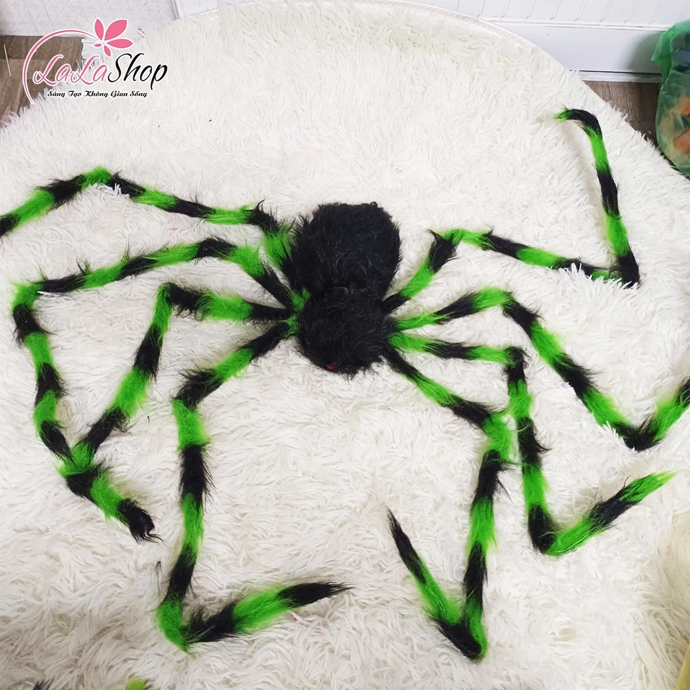 Phụ Kiện Trang Trí Halloween Nhện Đốm Nhiều Kích Thước (Màu Ngẫu Nhiên)