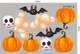 Combo Decal Trang Trí Halloween Bá Tước Dracula Và Xác Sống Hài Hước