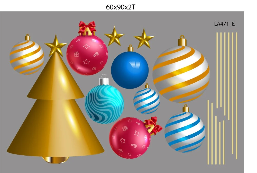 Combo Decal Trang Trí Noel Merry Chistmas Người Tuyết Và Những Người Bạn