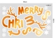 Combo Decal Trang Trí Noel Merry Christmas Đôi Tuần Lộc Vàng Và Kẹo Giáng Sinh