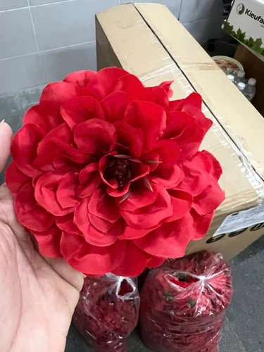 Đầu hoa Thược Dược Tròn phụ kiện trang trí hoa