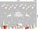 Combo Decal Trang Trí Noel Thành Phố Tuyết Trắng Và Ông Già Noel Phát Quà