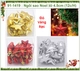 Hộp 12 ngôi sao 6 cánh đầu tròn nhiều màu trang trí noel