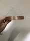 Cuộn Ruy Băng Lụa Trơn Màu Nâu Bản Rộng 1cm Dài 22m