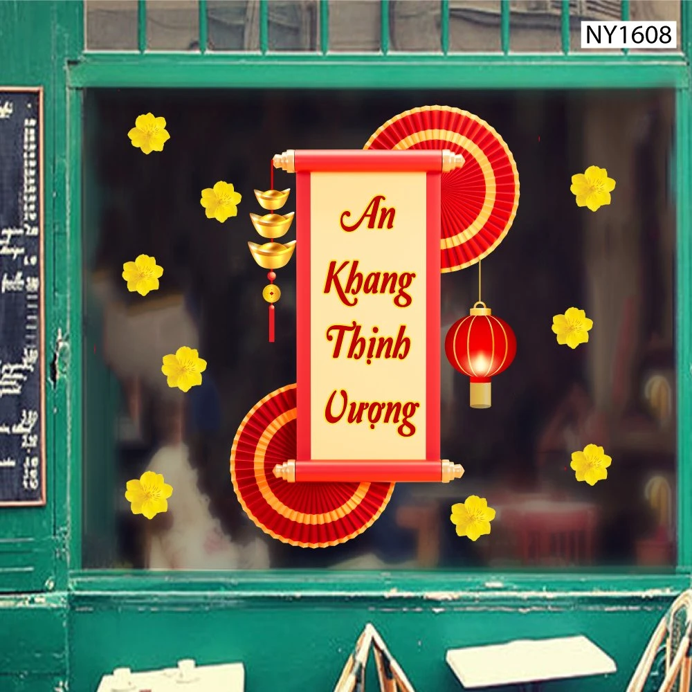 Decal Trang Trí Tết An Khang Thịnh Vượng