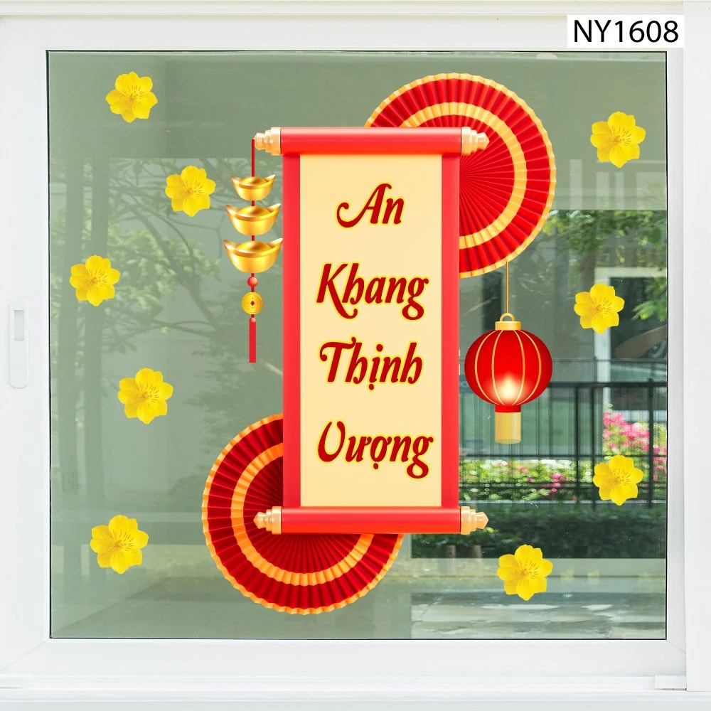 Decal Trang Trí Tết An Khang Thịnh Vượng