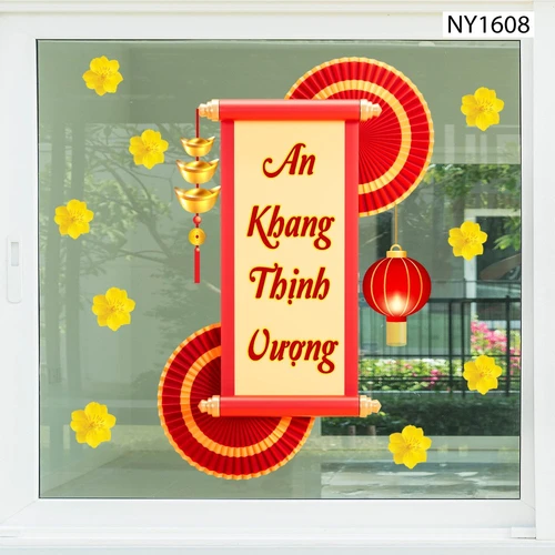 Decal Trang Trí Tết An Khang Thịnh Vượng