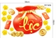 Decal Trang Trí Tết Túi Vàng Tài Lộc Và Lì Xì Đỏ