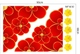 Decal Trang Trí Tết hoa đỏ góc chân tường