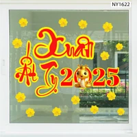 Decal Trang Trí Tết chào mừng xuân Ất Tỵ 2025