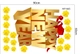Decal Trang Trí Tết Happy New Year Vàng