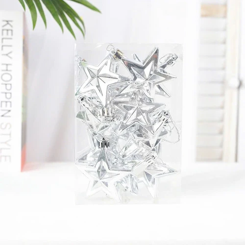 Hộp ngôi sao 3D trang trí noel