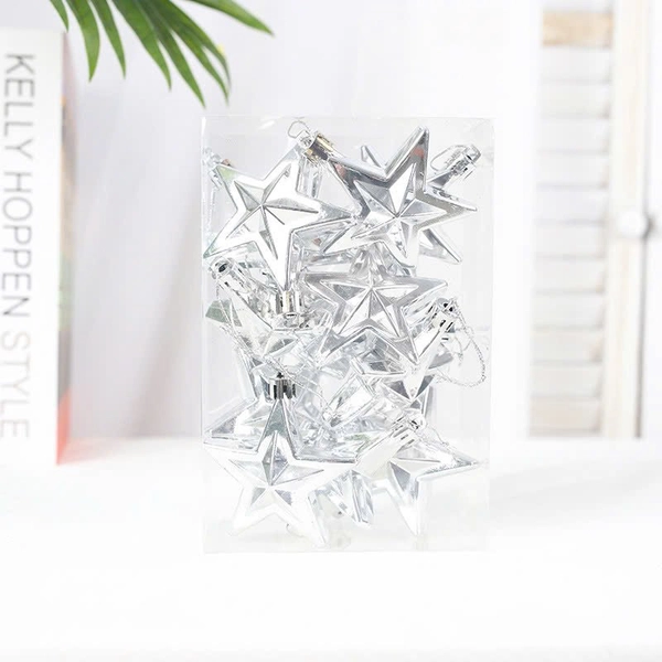 Hộp ngôi sao 3D trang trí noel