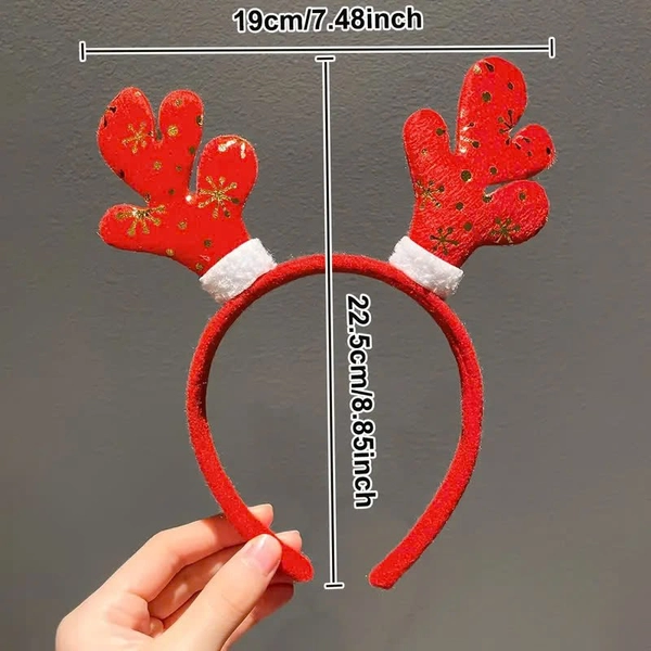 Băng đô noel tuần lộc đỏ nhiều mẫu phụ kiện giáng sinh ngẫu nhiên