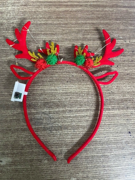 Băng đô sừng tuần lộc phụ kiện trang trí noel