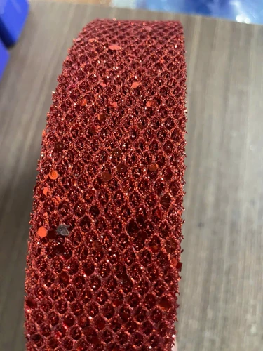 Cuộn dây ruy băng lưới kim tuyến nhiều màu 10m trang trí noel