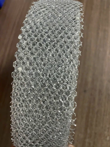 Cuộn dây ruy băng lưới kim tuyến nhiều màu 10m trang trí noel