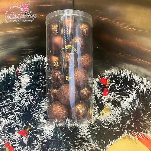 Hộp Quả Châu Mini Trang Trí Noel 5cm