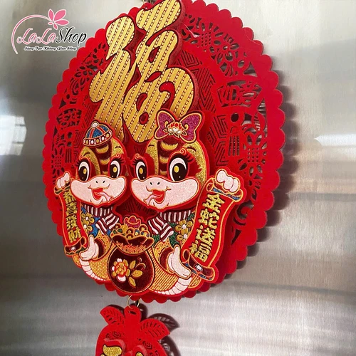 Liễn Tròn Treo Trang Trí Tết Ất Tỵ Phát Tài Phát Lộc