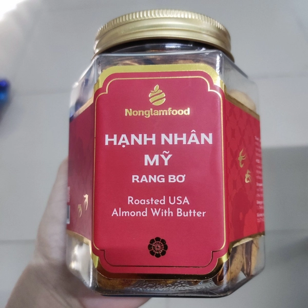 Hạnh nhân mỹ rang bơ
