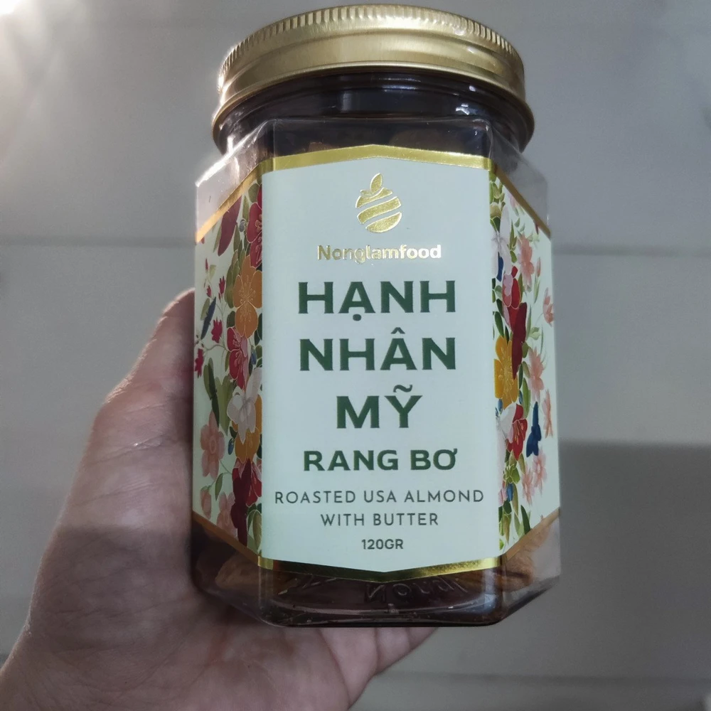 Hạnh nhân mỹ rang bơ