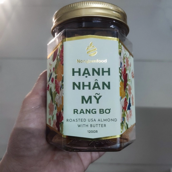 Hạnh nhân mỹ rang bơ