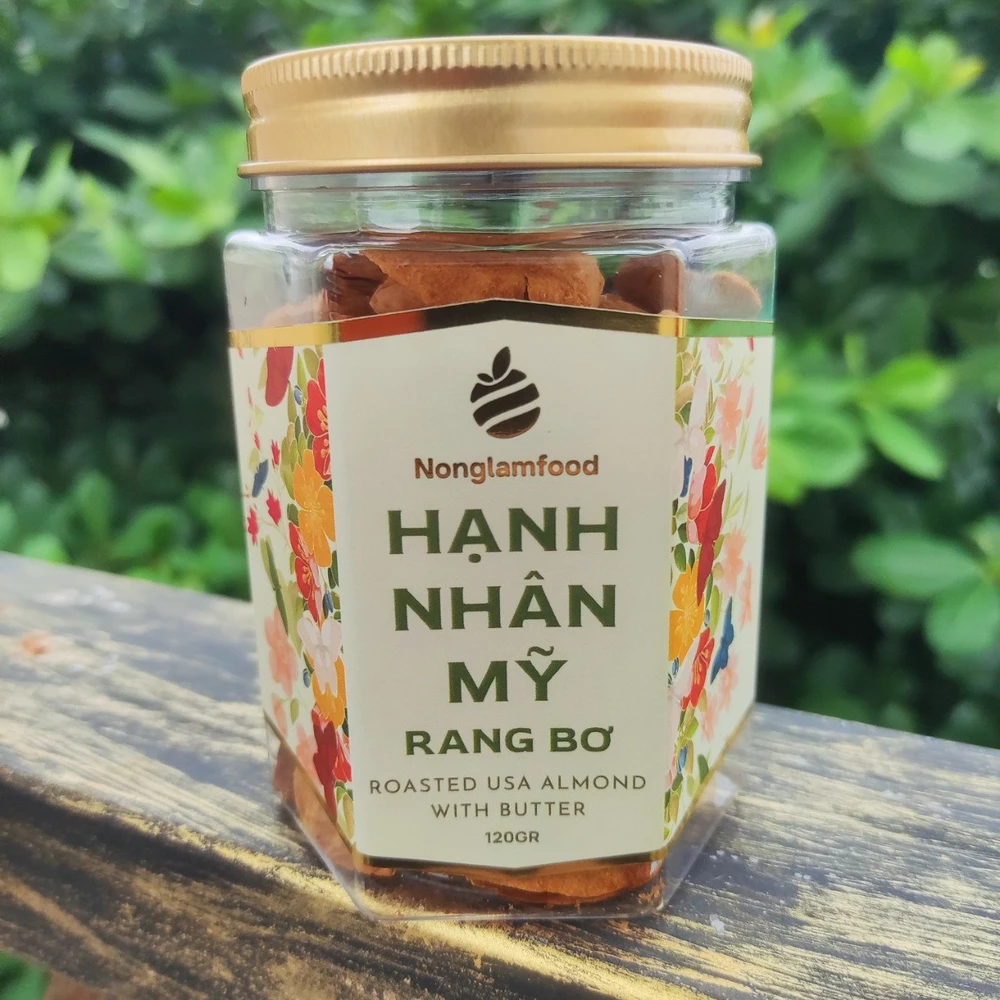 Hạnh nhân mỹ rang bơ