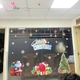Combo decal trang trí noel ông già noel phát quà