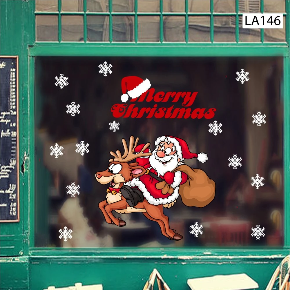 Decal Ông Già Noel Cưỡi Tuần Lộc