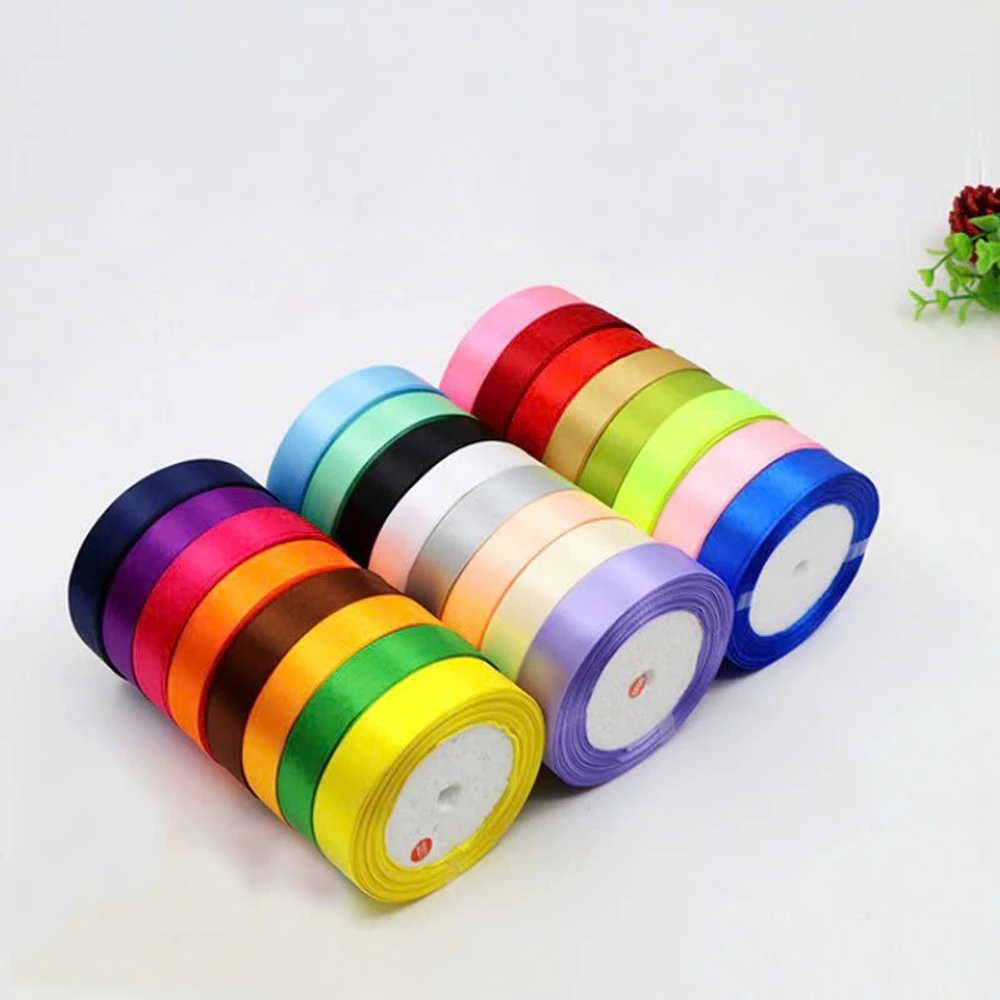 Cuộn Ruy Băng Lụa các màu Bản Rộng 2cm dài 22cm