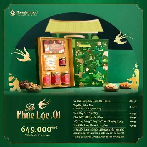 Hộp Quà Tết Phúc Lộc 01 (NL)