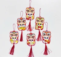 Set 6 Lộc Treo Ất Tỵ Múa Lân Mừng Xuân Trang Trí Ngày Tết