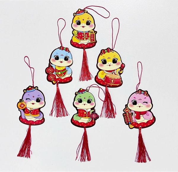 Set 6 Lộc Treo Ất Tỵ Tài Lộc May Mắn Trang Trí Tết