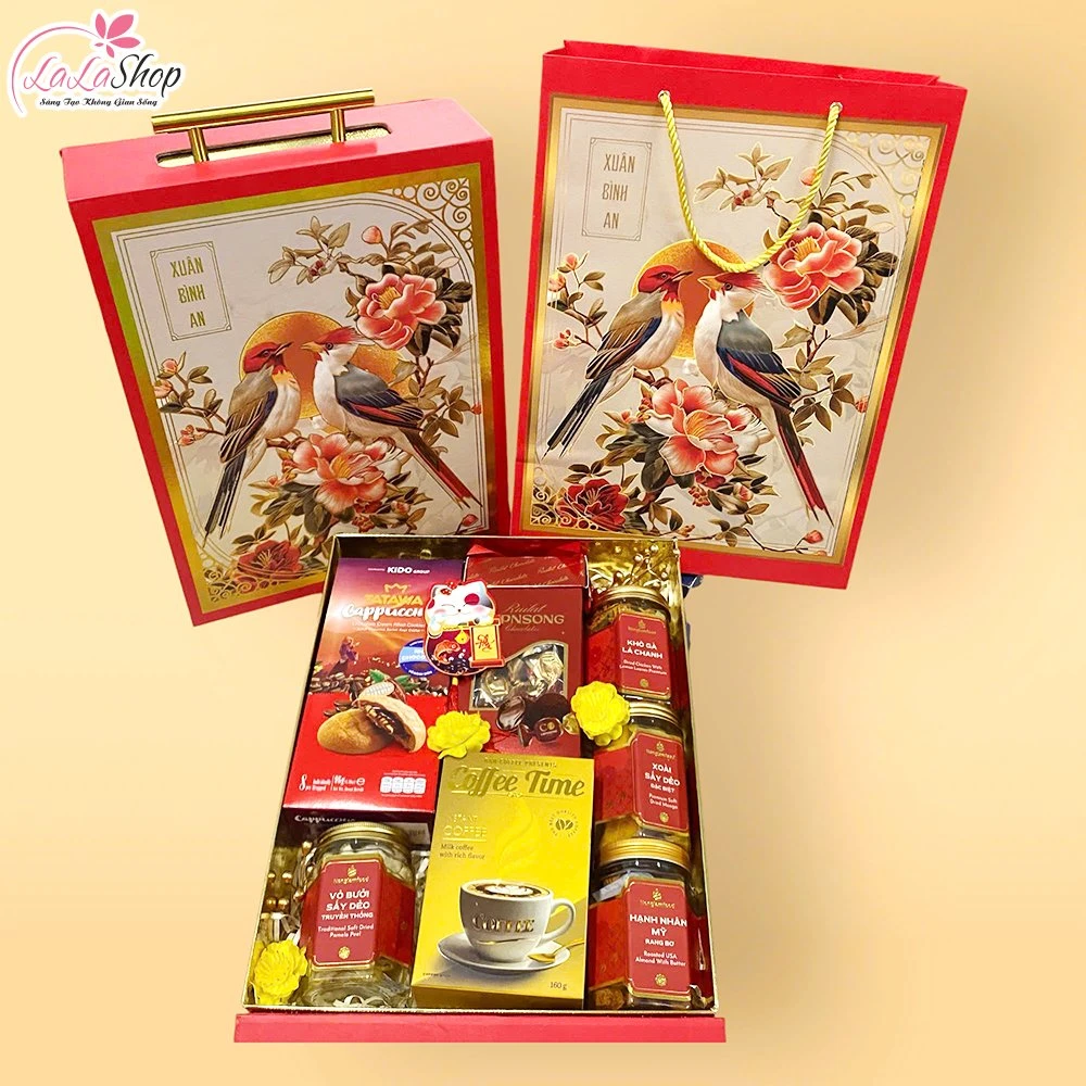 Hộp Quà Tết Cao Cấp Xuân Bình An