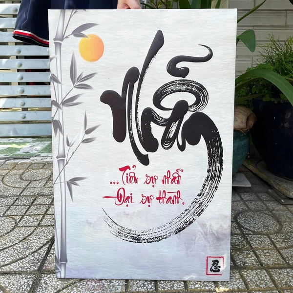 Tranh treo tường chữ thư pháp